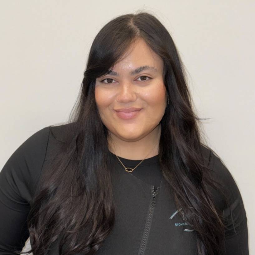 a person smiling for the camera