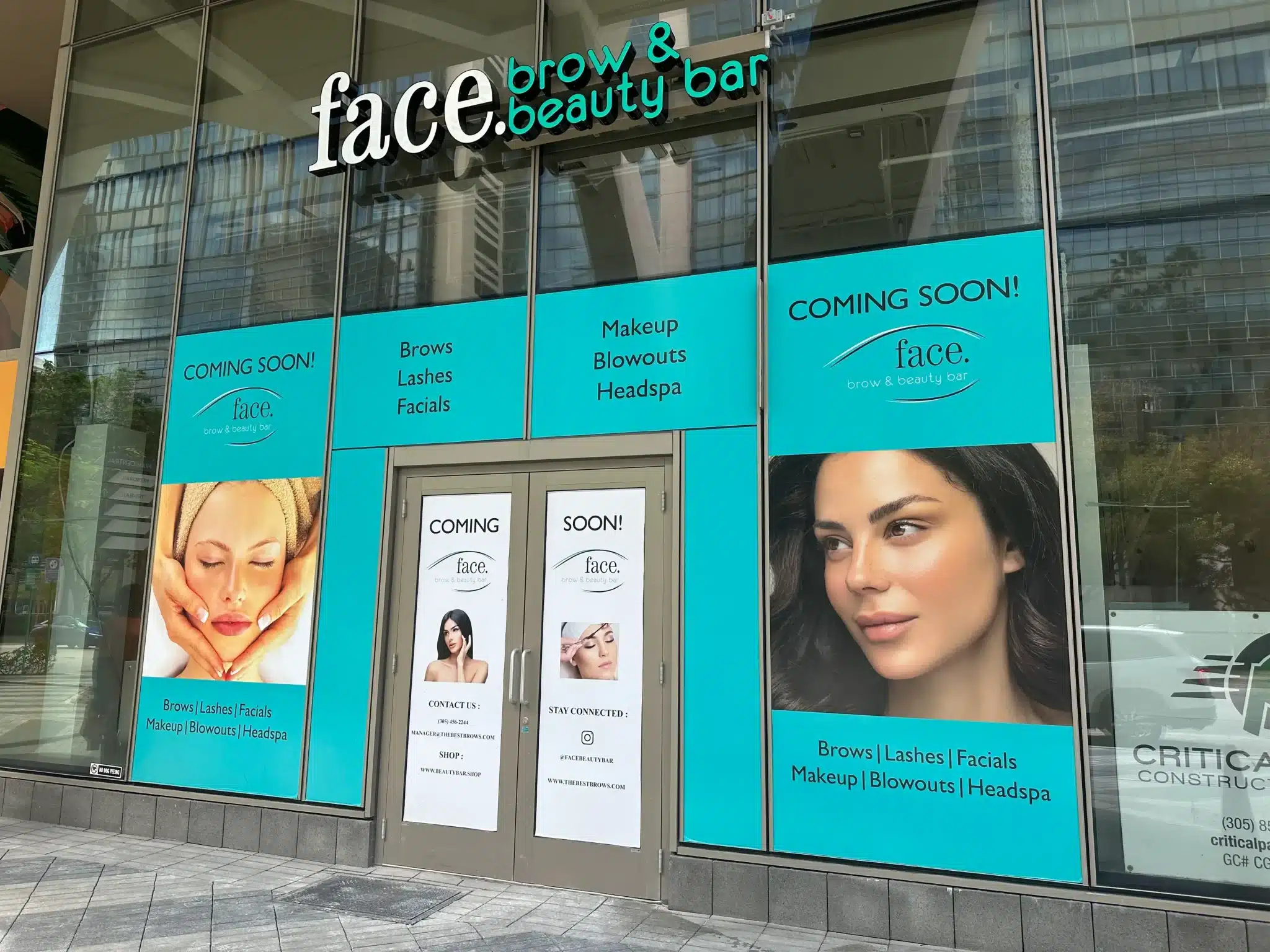 a sign on the side of a building